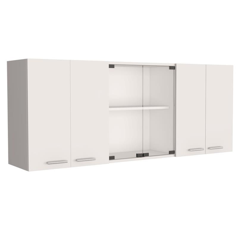 TuHome White Modern Engineered Wood Superior 150 Wall Cabinet