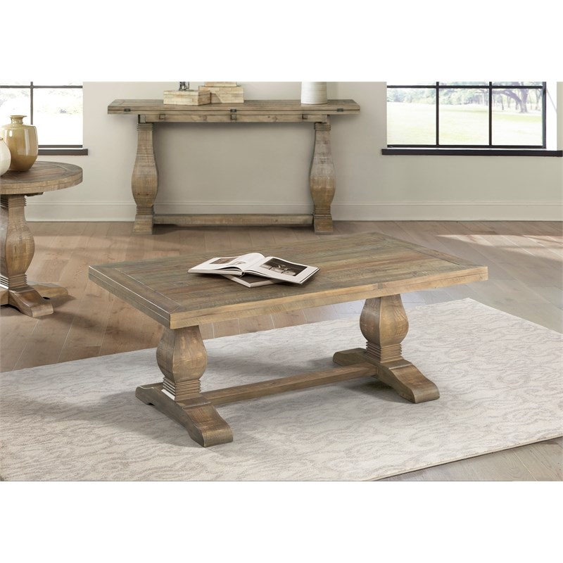 Martin Svensson Home Napa Solid Wood Coffee Table Reclaimed Natural Brown