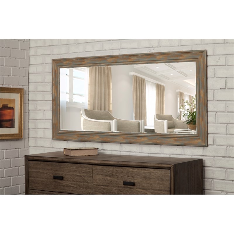 Martin Svensson Home Antique Turquoise Green Farmhouse Full Length