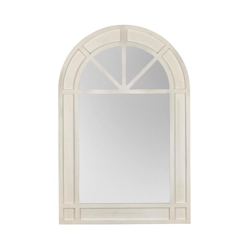 Milly - Mirror Wood Gray 23.6x0.75x35.4 Transitional Style