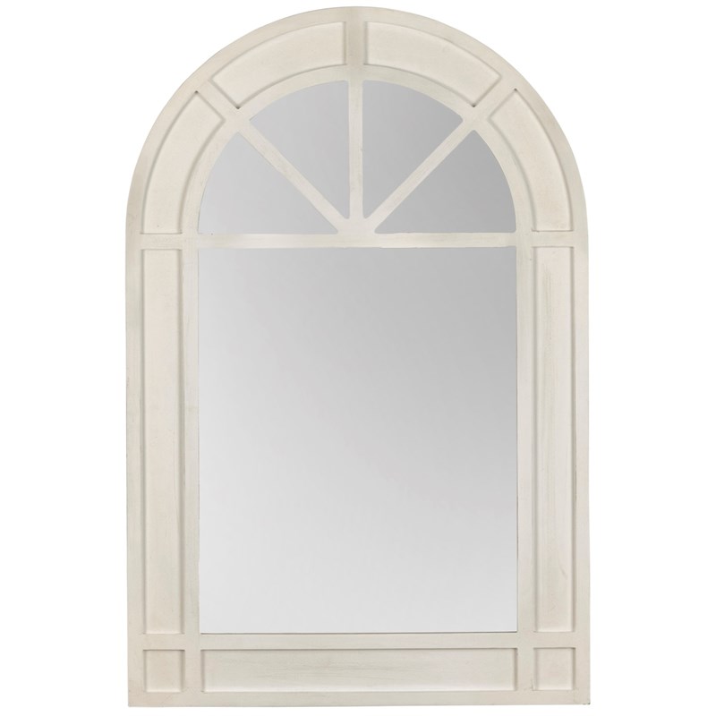 Milly - Mirror Wood Gray 23.6x0.75x35.4 Transitional Style