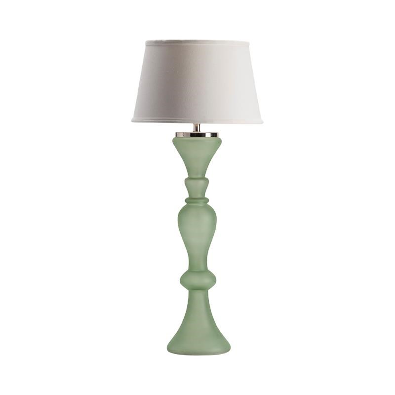 David Lee Collection by Crestview Collection Glass Monterey Table Lamp in Green