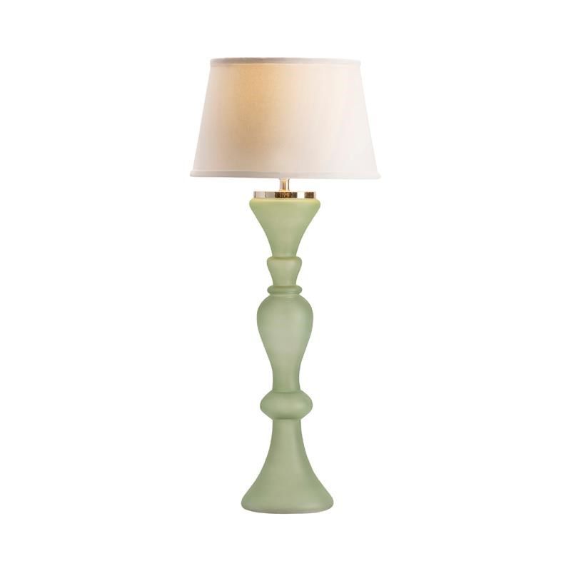 David Lee Collection by Crestview Collection Glass Monterey Table Lamp in Green