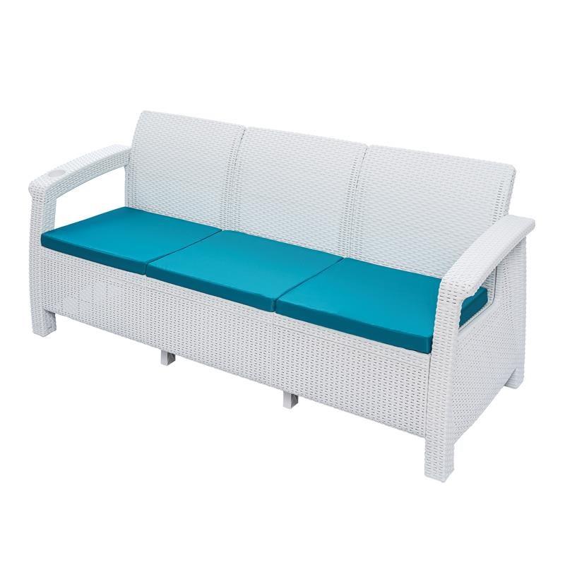 MQ Ferrara Stay Outdoor Sofa Conversation Set in White