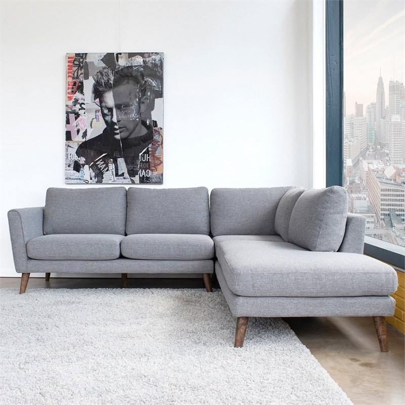 Right Chaise Sectional Sofa, Mid Century Modern Sectional Sofa Bed