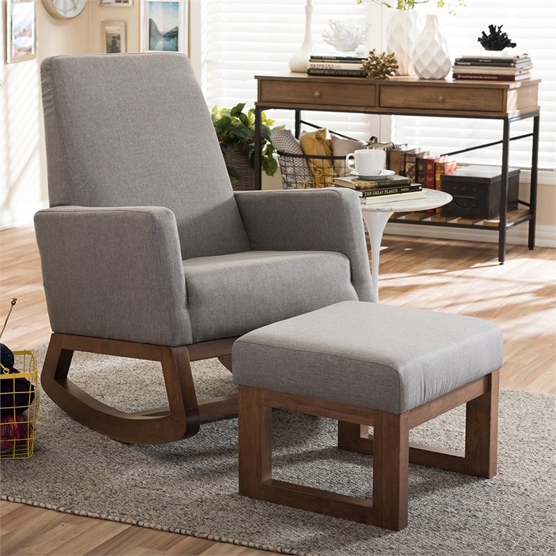 X rocker ottoman chair