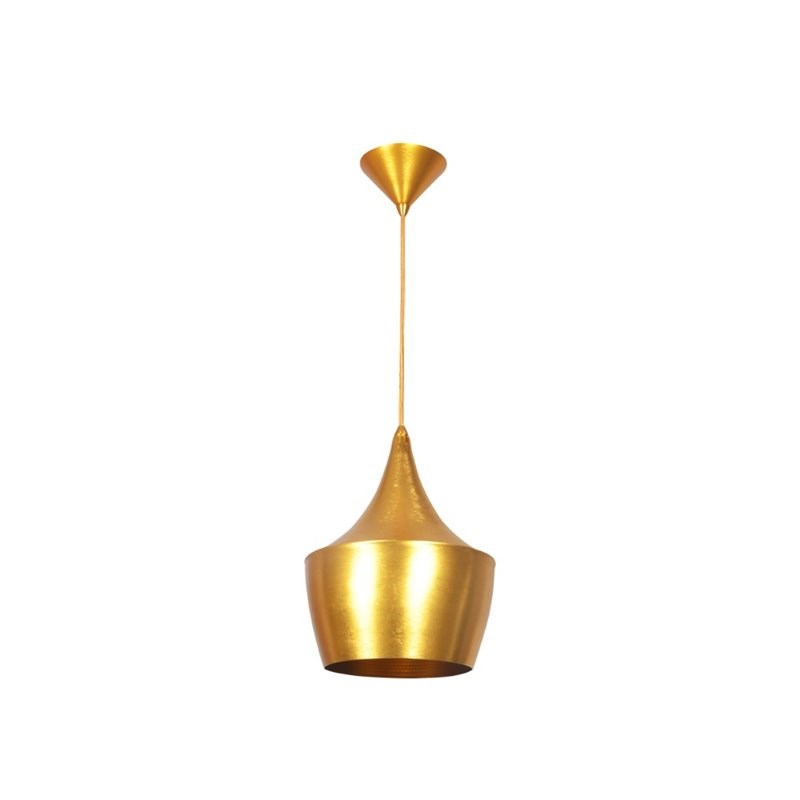 Bromi Design Berkley Single Light Aluminum Pendant in Gold