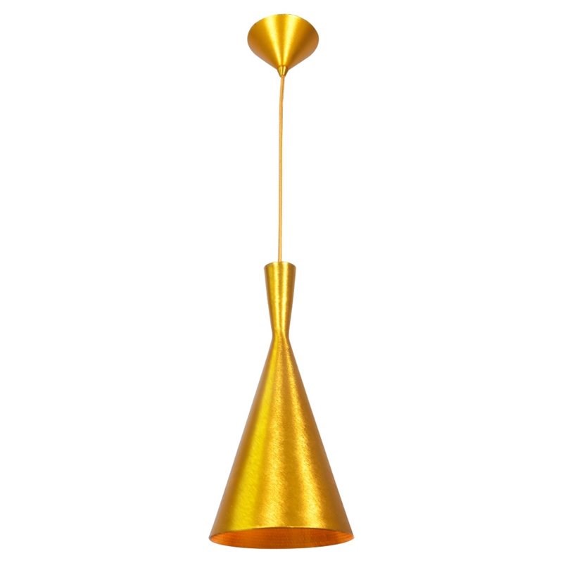 Bromi Design Berkley Single Light Aluminum Pendant in Gold