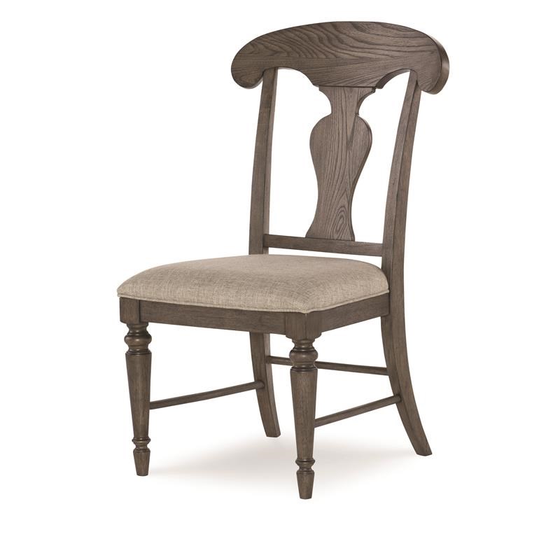 Legacy Classic Brookhaven Splat Back Side Chair (set of 2) in Rustic Elm Wood