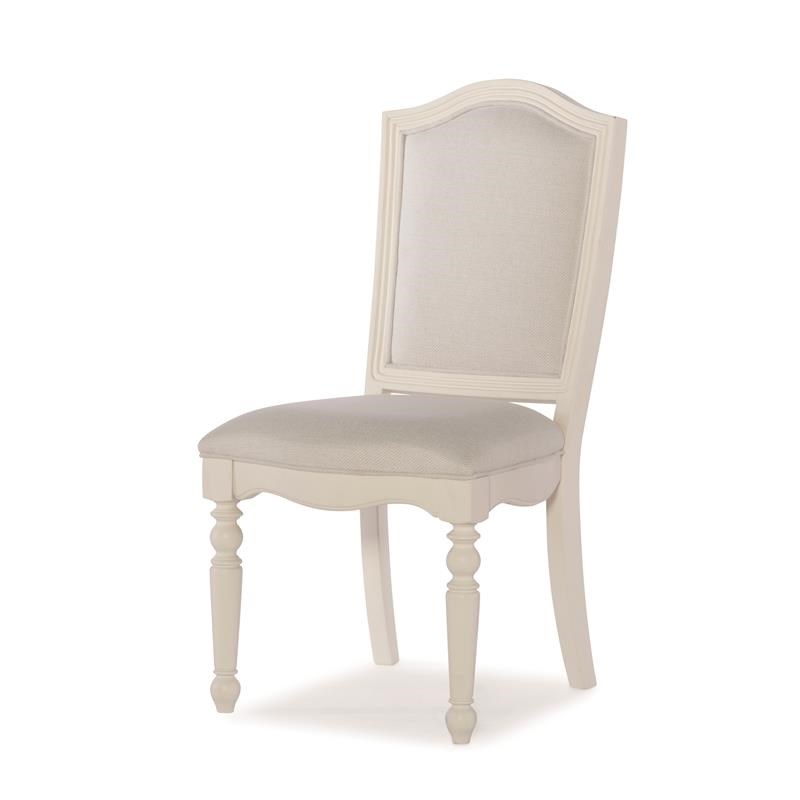 Legacy Classic Summerset Ivory Upholstered Seat and Back Desk Chair Wood