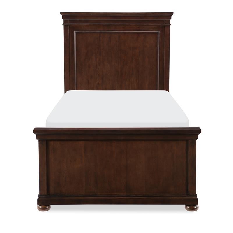 Legacy Classic Classic Canterbury Twin Panel Bed in Warm Cherry Finish Wood