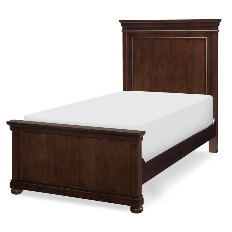 Legacy Classic Classic Canterbury Twin Panel Bed in Warm Cherry Finish Wood
