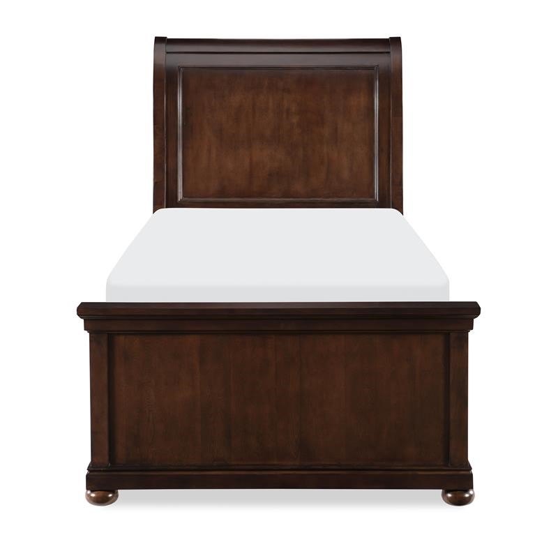 Legacy Classic Classic Canterbury Twin Sleigh Bed in Warm Cherry Finish Wood