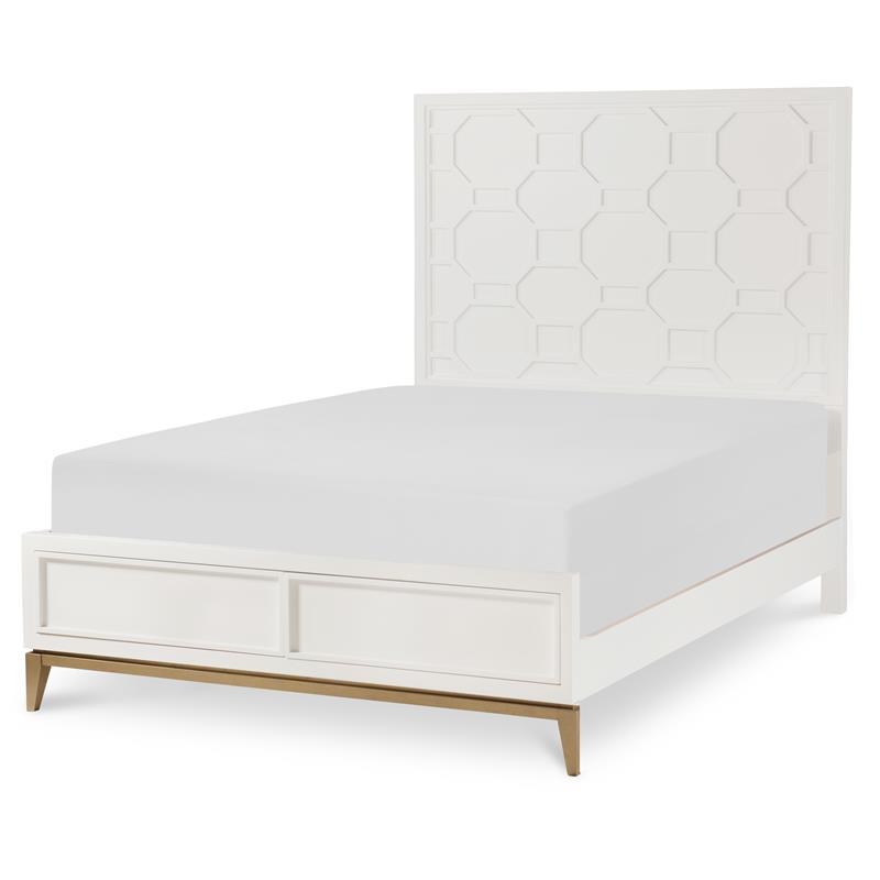 Legacy Classic Chelsea by Rachael Ray Panel Bed Full in White Wood