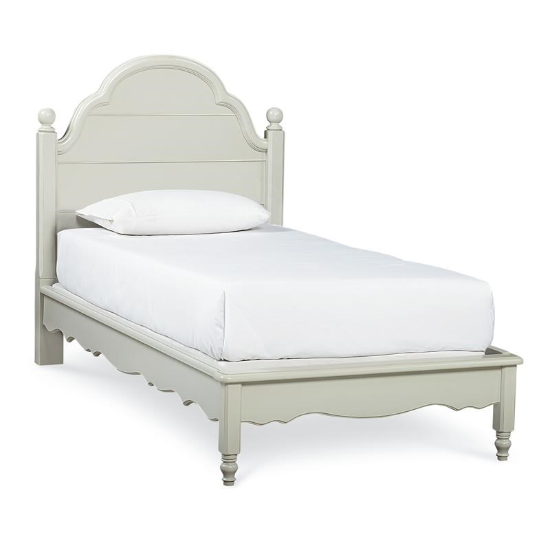 Legacy Classic Inspirations Platform Bed Full in Morning Mist Gray Wood