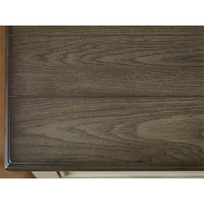 Legacy Brookhaven Panel Headboard Full Vintage Linen Rustic Dark Elm Color Wood