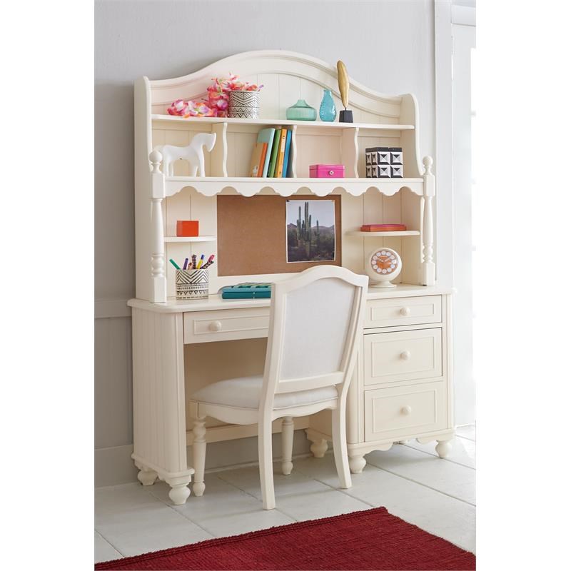 Legacy Classic Summerset Four Drawer Student Desk in Ivory Wood