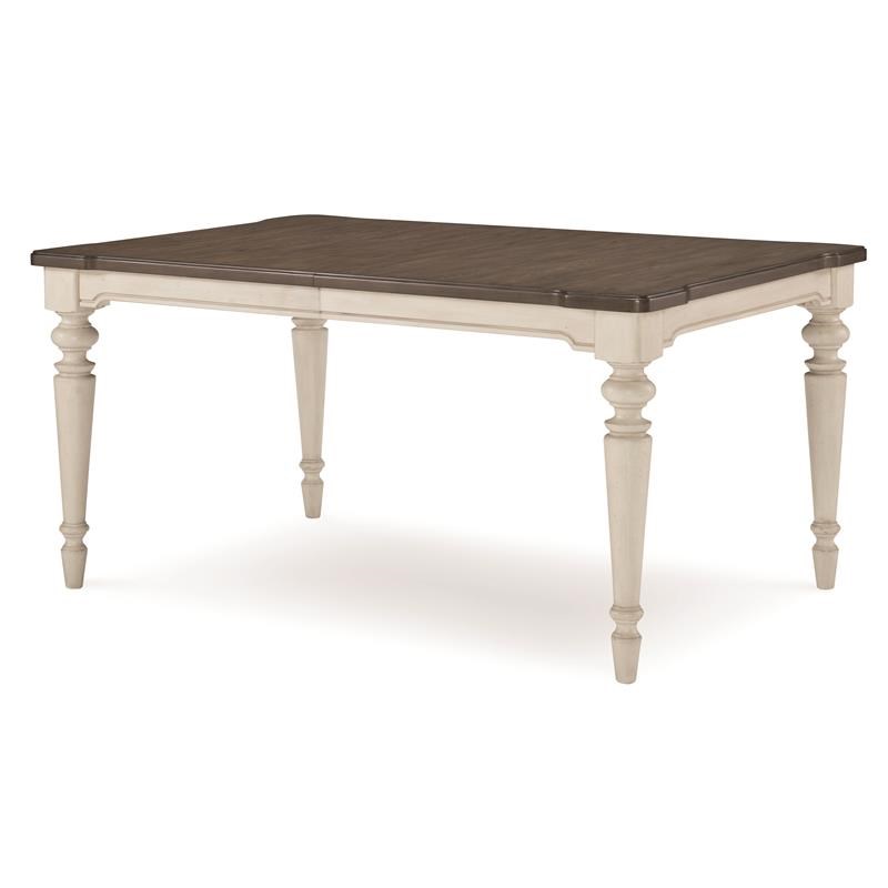 Legacy Classic Brookhaven Dining Table in Vintage Linen & Rustic Elm Wood