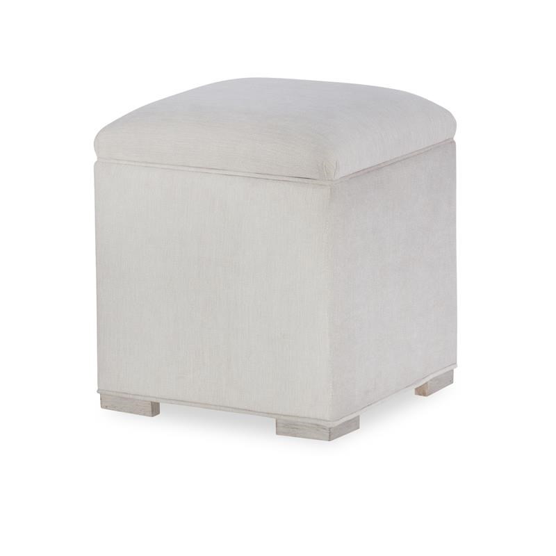Cinema By Rachael Ray Upholstered Vanity Stool In Shadow Grey Color Upholstery 7200 7401