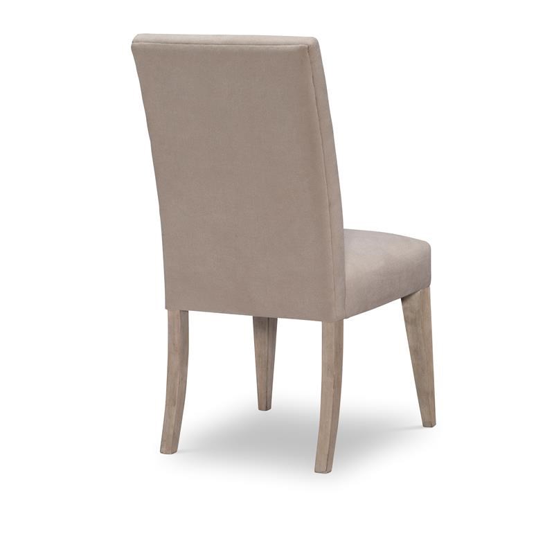 Milano by Rachael Ray Upholstered Back Side Chair in Sandstone (set of 2)