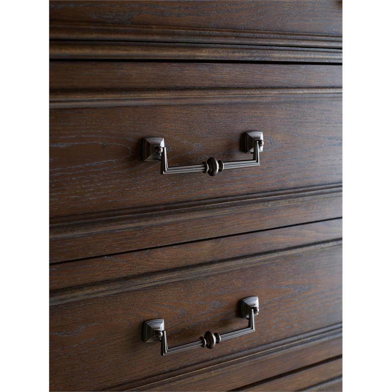 Refined Rustic by Rachael Ray Five Drawer Chest in Hunt Country Finish Wood