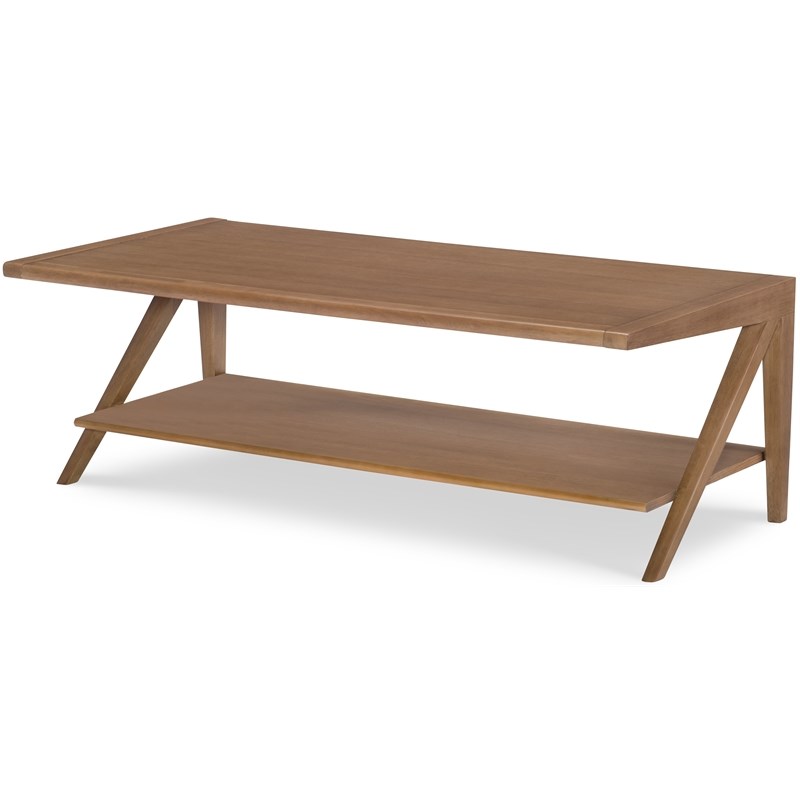 Hygge by Rachael Ray Rectangle Cocktail Table in Cashmere Color Wood