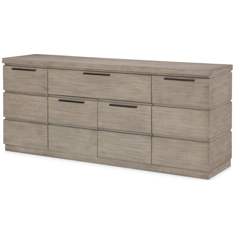 Milano by Rachael Ray Wood Entertainment Console in Sandstone  Finish