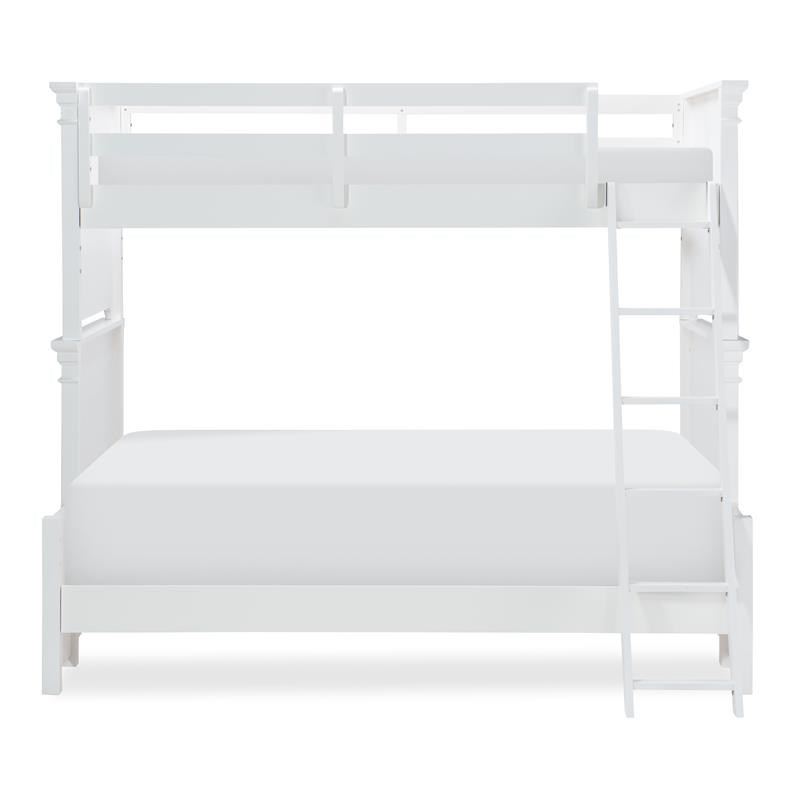 Canterbury Natural White Complete Wood Twin Over Full Bunk Bed