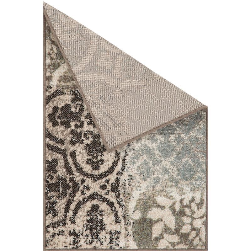 L'Baiet Chrissy Contemporary Brown Distressed 2' x 3' Fabric Area Rug