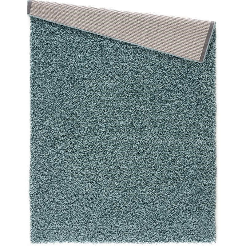 L'Baiet Azzurra Turquoise Shag 2' x 3' Fabric Scatter Rug