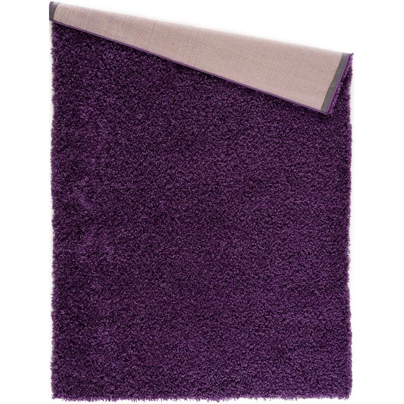 L'Baiet Lyra Purple Shag 2' x 3' Fabric Scatter Rug