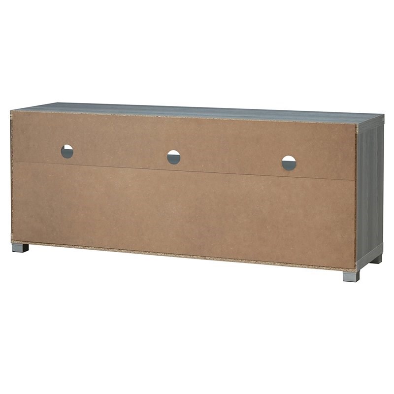 Maddie Home Walker Modern Wood TV Media Stand for TVs up to 60" in Gray