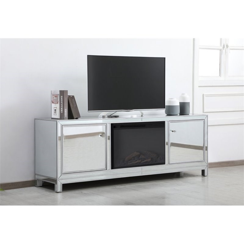 Elegant Decor Reflexion TV Stand for TVs up to 65