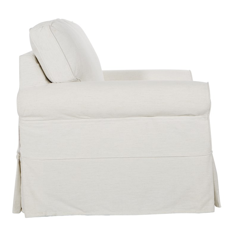 Ashton Chair with Ivory Beige Slip Cover