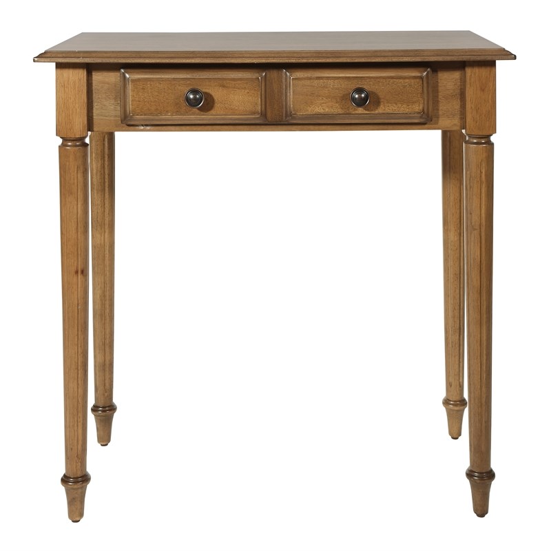 Bandon Wood Foyer Table in Ginger Brown Finish