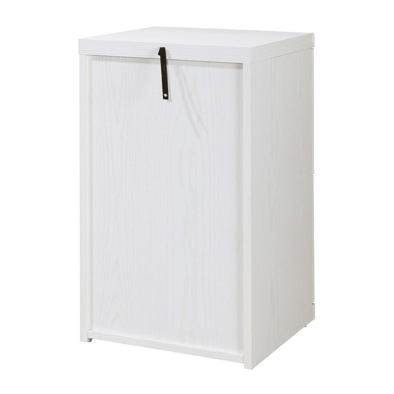 Alpine 2-Drawer Engineered Wood Vertical File with Lockdowel in White Finish