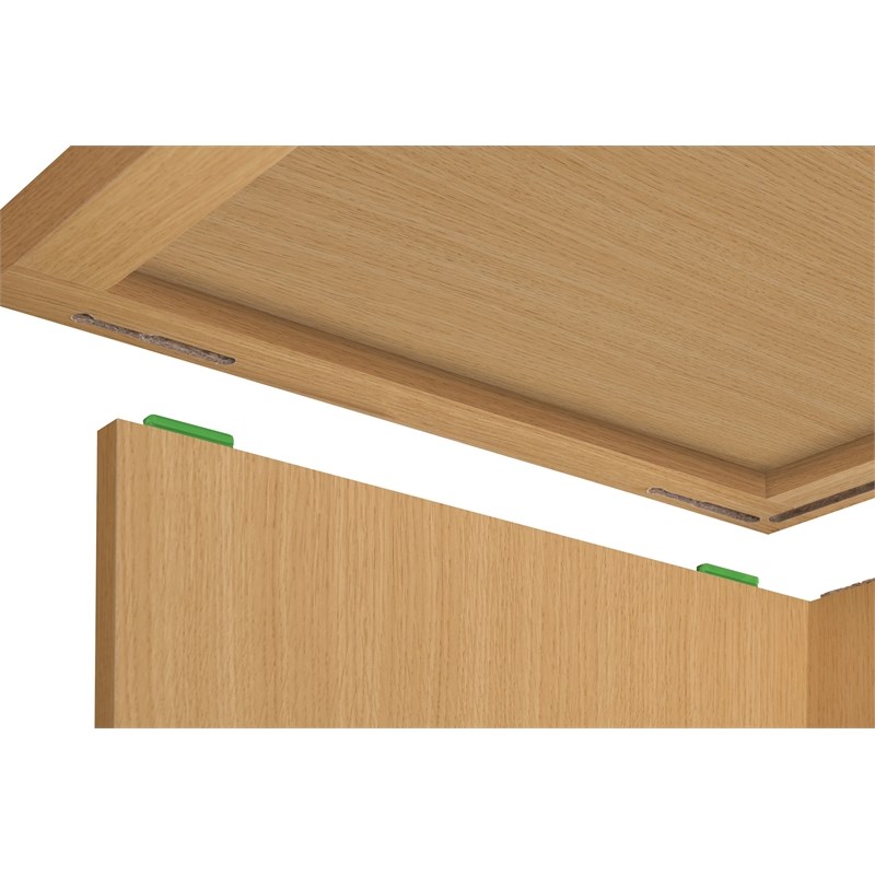 Alpine 2-Drawer Engineered Wood Lateral File with Lockdowel  in Natural Finish