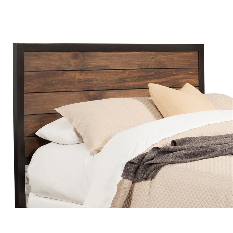 Origins by Alpine Weston California King Wood Headboard in Rustic Pine (Brown) Homesquare