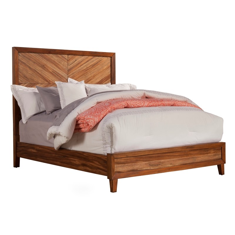 Origins by Alpine Trinidad Queen Wood Bed in Toffee (Brown)