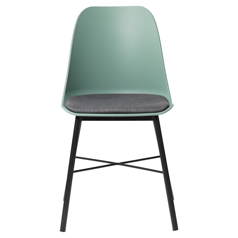 Unique Furniture Whistler Side Chair in Dusty Green and Gray (Set of 2)