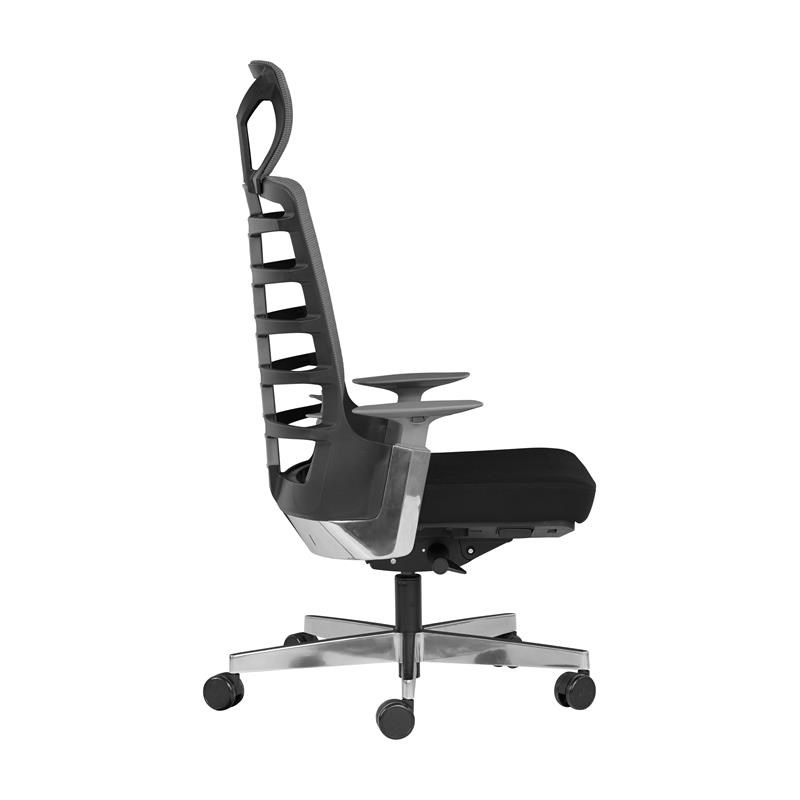 Unique Furniture Seattle Executive High Back Office Chair in Black