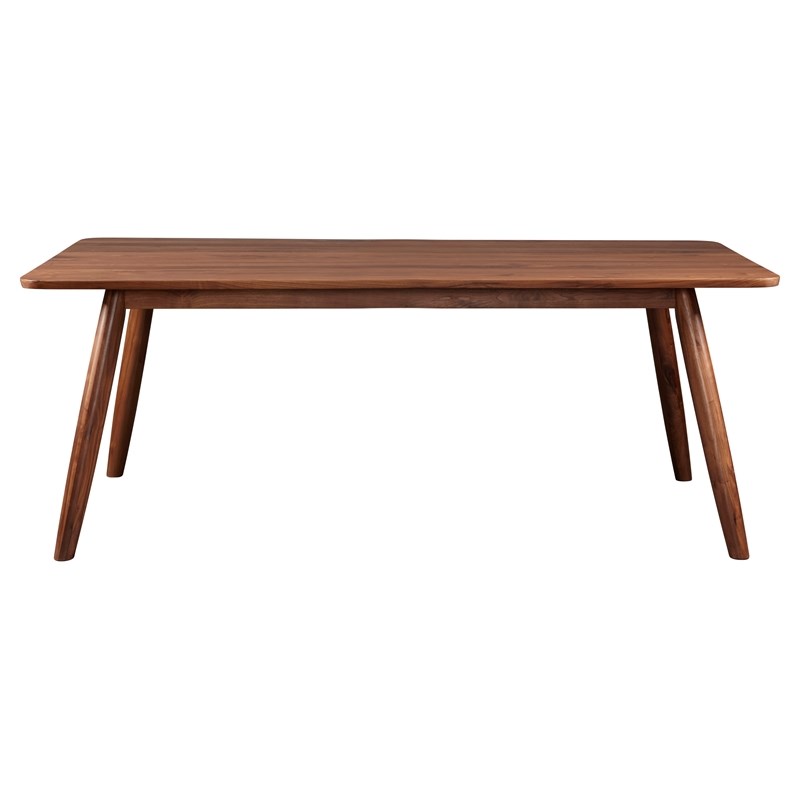 Unique Furniture Tahoe Mid-century Modern Wood Dining Table in Walnut