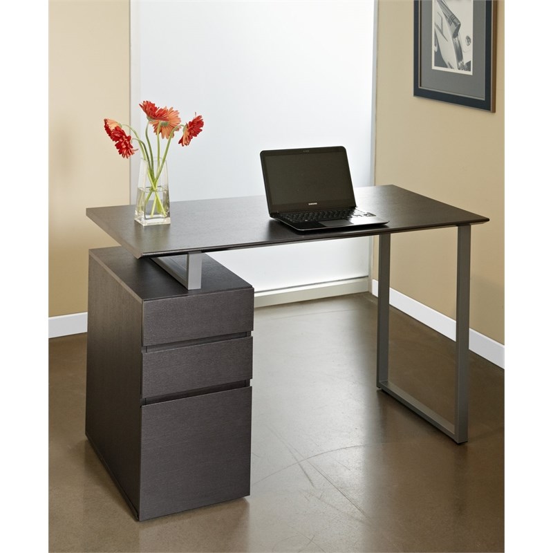 Unique Furniture 48" Reversible Home Office Desk with Filing in