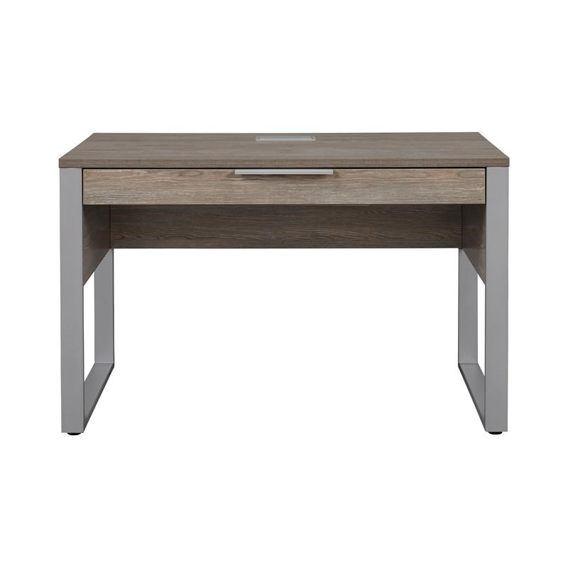 Unique Furniture K150 Rectangular Home Desk 47x24 Inches in Gray