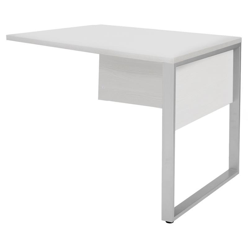 Unique Furniture K154 Rectangular Return LR 32x20 Inches in White