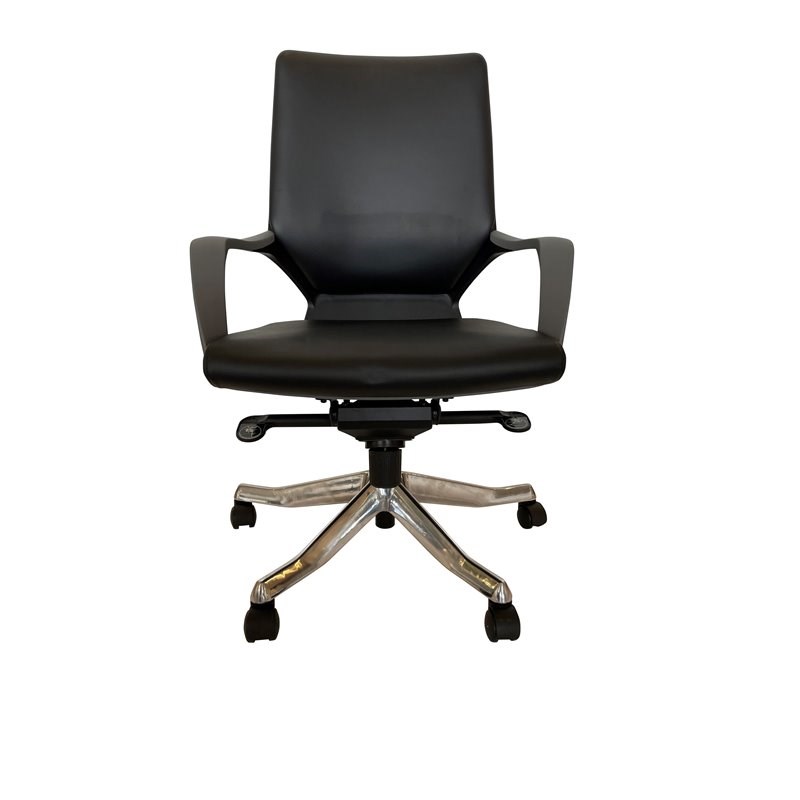 Unique Furniture Contemporary Leather Executive Chair in Black