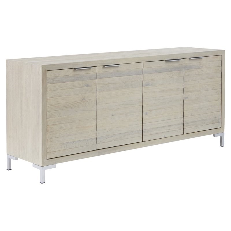 Unique Furniture Jalisco Contemporary Wood Sideboard in Barley Natural