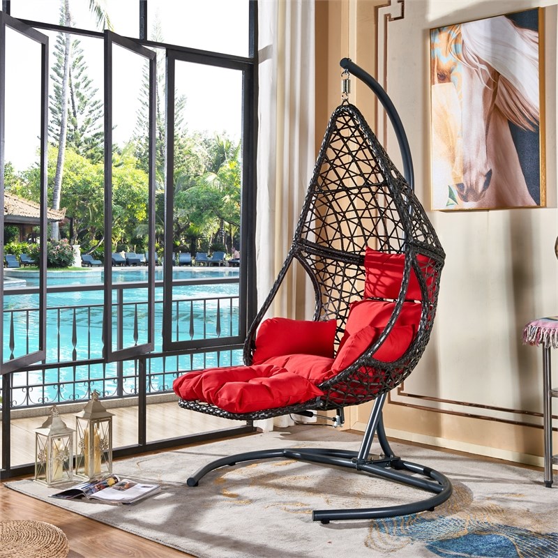 cleorand swing chair with stand