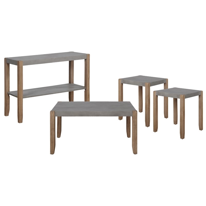 Newport 4 Pc Set With 36 Coffee Table 2 21 End Tables And 40 Console Table Annp011131471