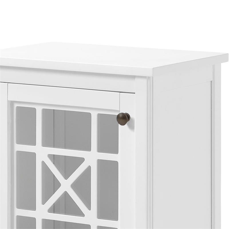 Derby 4 Piece Bathroom Set with Over Toilet Shelf/Hamper/Floor Cabinet/Hutch